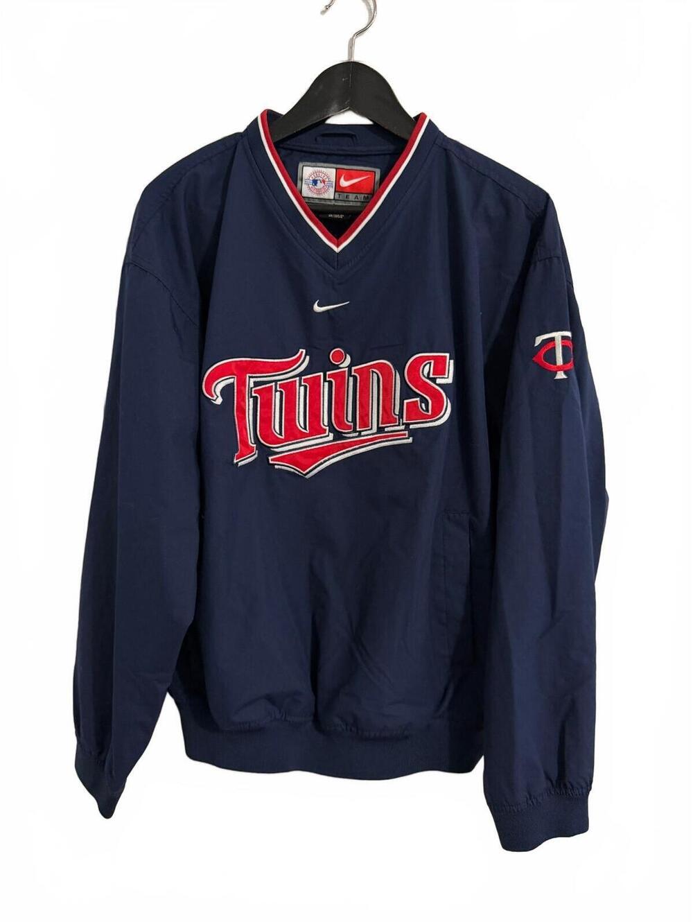 Minnesota Twins Blue Nike Windbreaker Men's Size Small